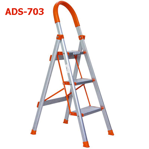 Thang nhôm ghế bản to 3 bậc ADVINDEQ ADS-703