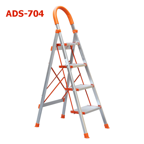 Thang nhôm ghế bản to 4 bậc ADVINDEQ ADS-704