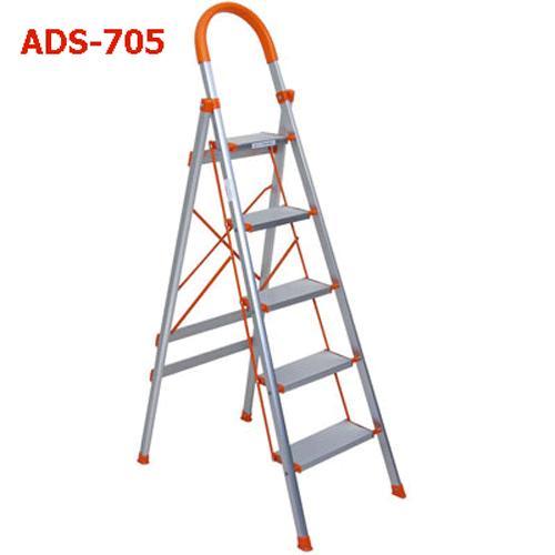 Thang nhôm ghế bản to 5 bậc ADVINDEQ ADS-705
