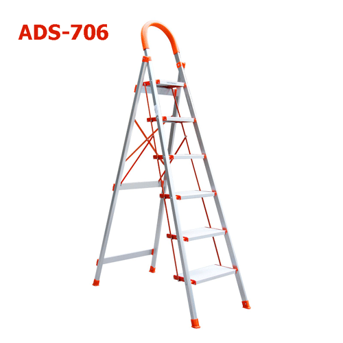 Thang nhôm ghế bản to 6 bậc ADVINDEQ ADS-706