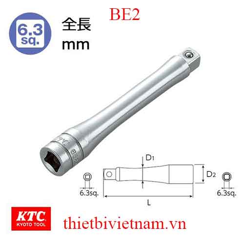 Thanh nối dài 1/4 inch KTC BE2