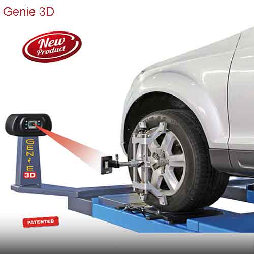 Thiết bị kiểm tra góc đặt bánh xe 3D loại gắn trên cầu Genie 3D