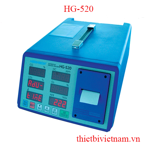 THIẾT BỊ KIỂM TRA NỒNG ĐỘ KHÍ XẢ ĐỘNG CƠ XĂNG LOẠI 4 KHÍ HESHBON HG-520
