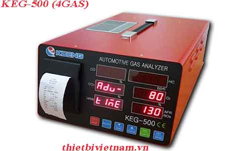 Thiết bị phân tích khí thải động cơ xăng, 4 khí koeng KEG-500 (4GAS)
