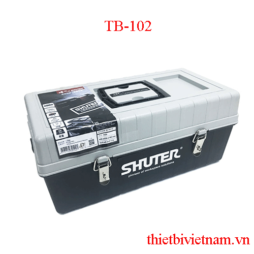 Thùng đồ nghề nhựa 102 ( nhỏ ) [ 425 x 235 x 180 mm ] SHUTER TB-102