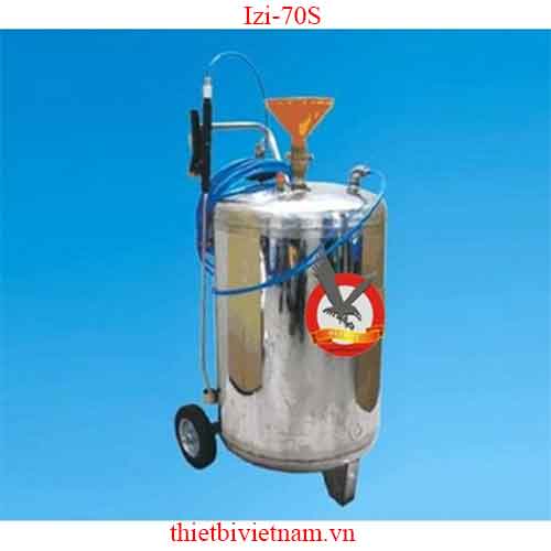 Thùng phun bọt tuyết Inox dung tích 70 lít Izi-70S