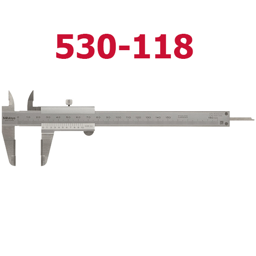 Thước cặp cơ khí 0-8inch/0-200mm x 0.02mm 530-118