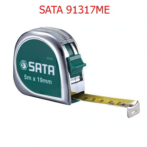 Thước cuộn 10m x 25mm SATA 91317ME