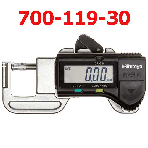 Thước đo độ dày điện tử 0-12mm bỏ túi 700-119-30