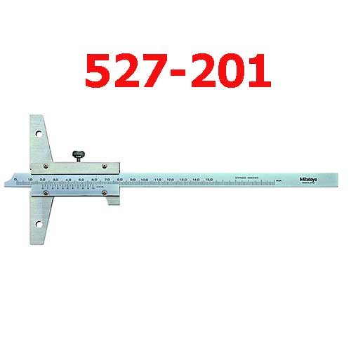 Thước đo sâu cơ khí 0-150mm x 0.05 527-201