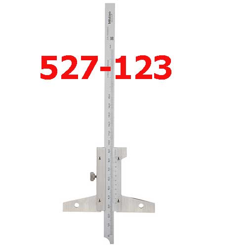 Thước đo sâu cơ khí 0-300mm x 0.02 527-123