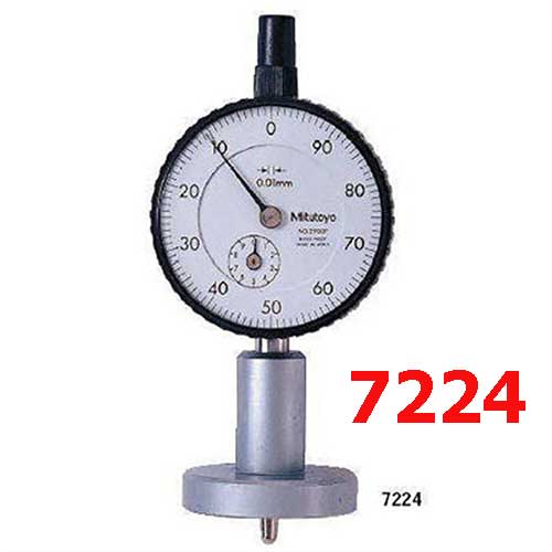 Thước đo sâu đồng hồ 0-10mmx0.01 đế tròn 7224