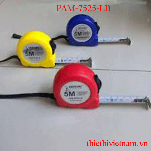 Thước kéo MÀU 7.5m LỖ BAN ( 7.5 m x 25mm ) CENTURY PAM-7525-LB