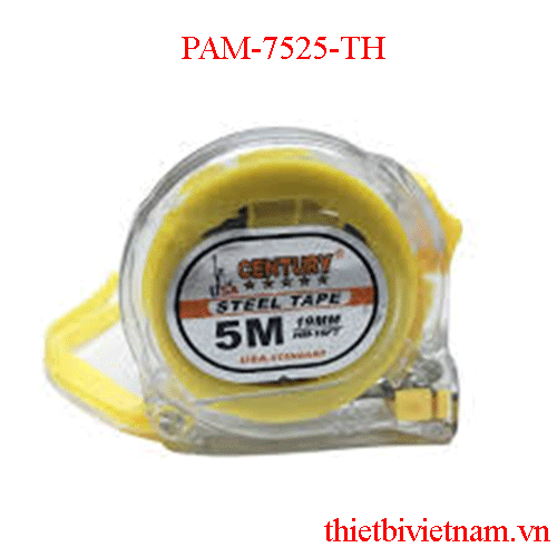 Thước kéo TRONG 7.5m thường ( 7.5 m x 25mm ) CENTURY PAM-7525-TH