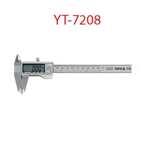 Thước kẹp đo độ dầy điện tử bằng inox  0-150mm/0,02mm YATO YT-7208