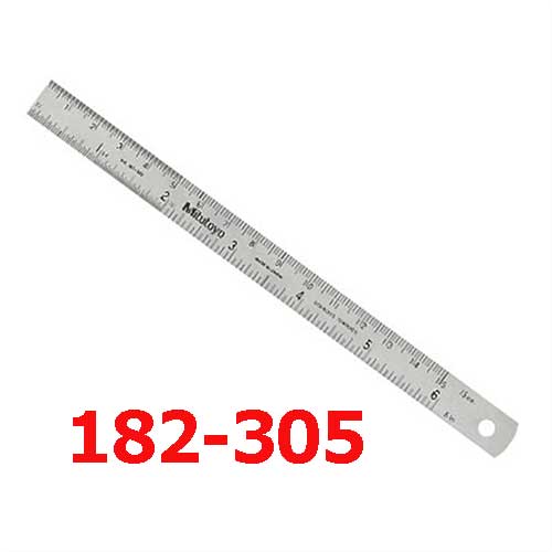 Thước lá 0-300/12 inch 182-305