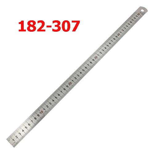 Thước lá 0-500/20 inch bề rộng 15mm 182-307
