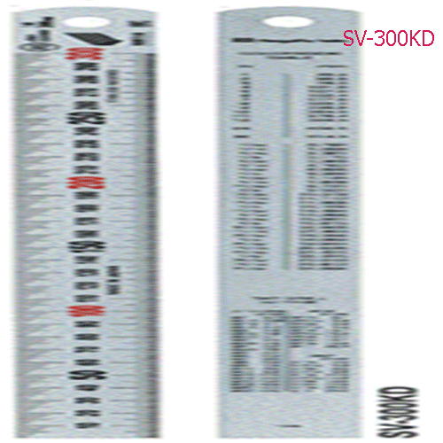 Thước lá inox mạ nhũ bạc vạch kaidan 300mm SV-300KD Niigata