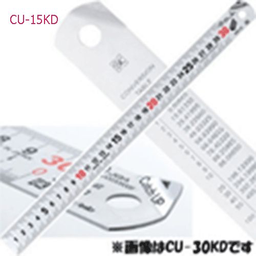 Thước lá inox vạch kaidan, catch up 15cm Niigata