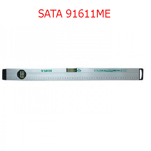 Thước thủy nhôm có nam châm 30cm SATA 91611ME