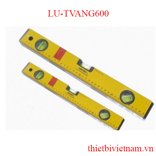 Thước thủy vàng hít 6 tấc CENTURY LU-TVANG600