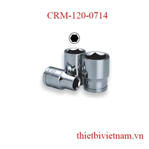 Típ lẻ 6 góc trắng 1/2 inch kích thước 29mm Crossman CRM-120-0714