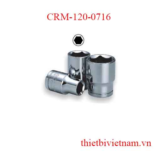 Típ lẻ 6 góc trắng 1/2 inch kích thước 32mm Crossman CRM-120-0716