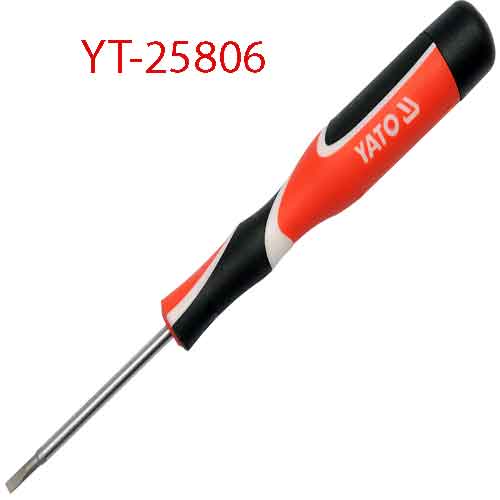 Tô vít 2 cạnh đầu nam châm 2.0x75 YATO YT-25806