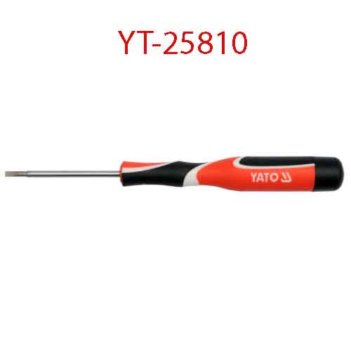 Tô vít 2 cạnh đầu nam châm 3.0x75 YATO YT-25810
