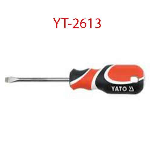 Tô vít 2 cạnh đầu nam châm cán gõ đinh 6.5x100x6 YATO YT-2613