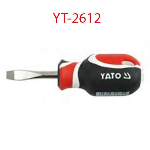 Tô vít 2 cạnh đầu nam châm cán gõ đinh 6.5x38x6 YATO YT-2612