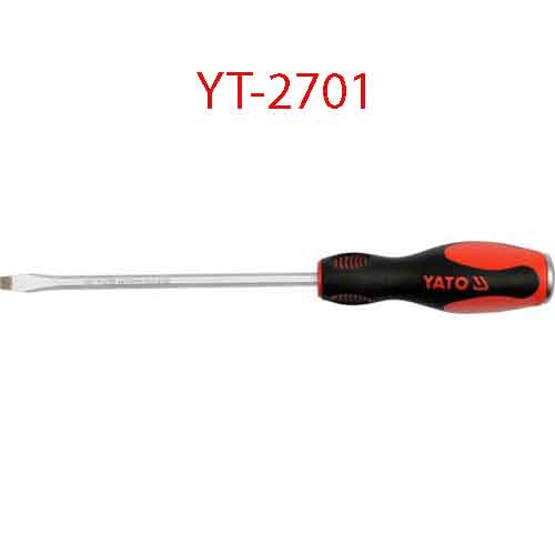 Tô vít 2 cạnh đầu nam châm có cán đập 6x200x6 YATO YT-2701