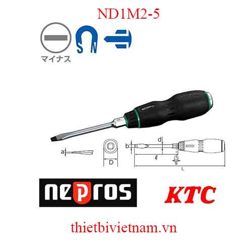 Tô vít 2 cạnh Nepros ND1M2-5