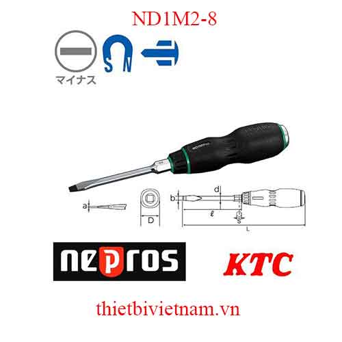 Tô vít 2 cạnh Nepros ND1M2-8