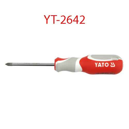 Tô vít 4 cạnh đầu nam châm PH1x75x5 YATO YT-2642