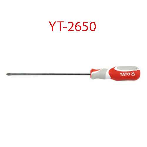 Tô vít 4 cạnh đầu nam châm PH2x200x6 YATO YT-2650