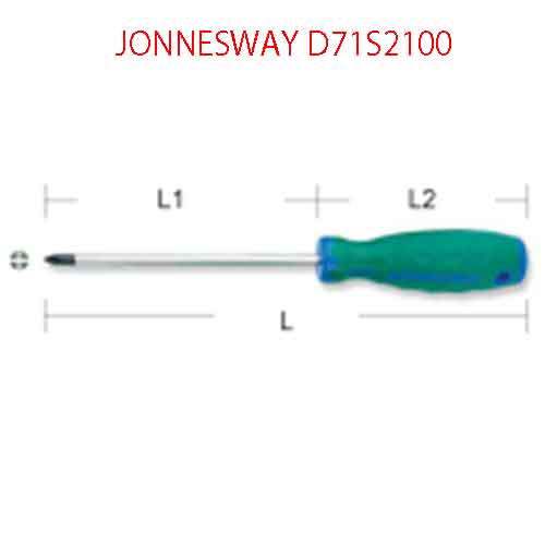 Tô vít 4 cạnh PH2x100 mm JONNESWAY D71S2100