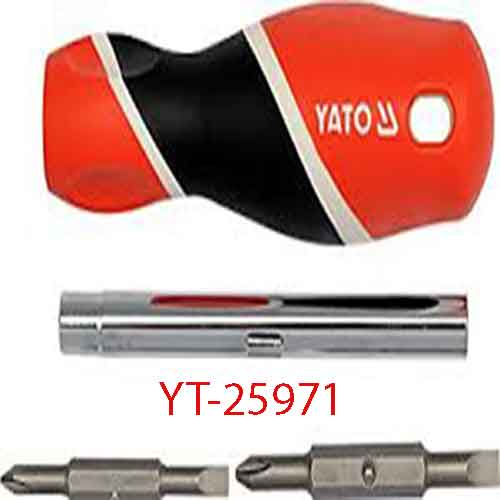 Tô vít 6 trong 1 (-) 5.0+6.0 (+) PH1+PH2 (*) 6-8mm YATO YT-25971