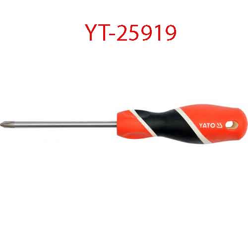 Tô vít đầu 4 cạnh nam châm PH00x65x3 YATO YT-25919