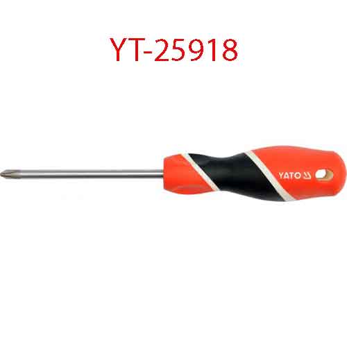 Tô vít đầu 4 cạnh nam châm PH0x150x3 YATO YT-25918