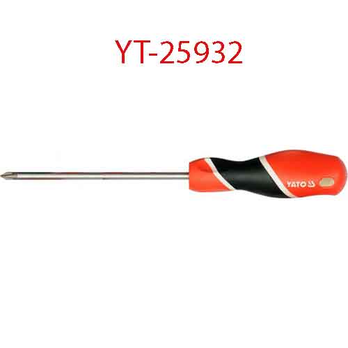 Tô vít đầu 4 cạnh nam châm PH2x300x6 YATO YT-25932
