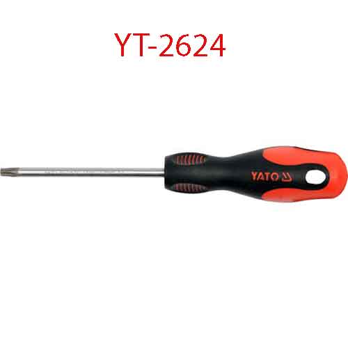 Tô vít đầu hoa mai có nam châm T9x75x3 YATO YT-2624