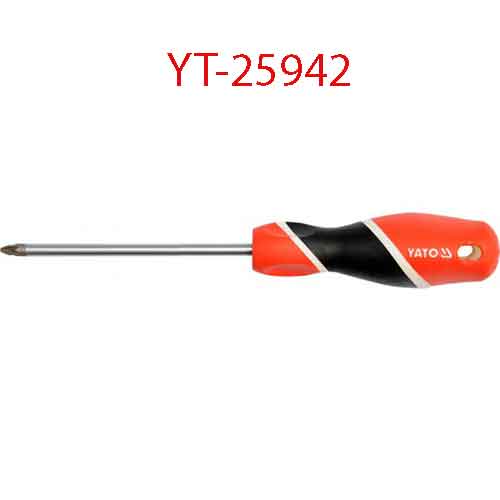 Tô vít đầu hoa mai nam châm cán đập YATO YT-25942