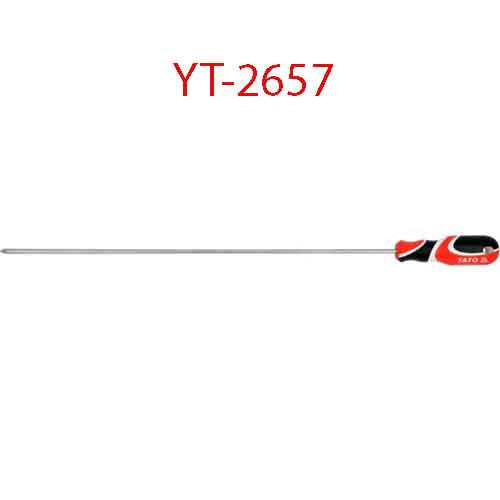 Tô vít đầu hoa mai nam châm cán gõ đinh PZ1x400x5 YATO YT-2657