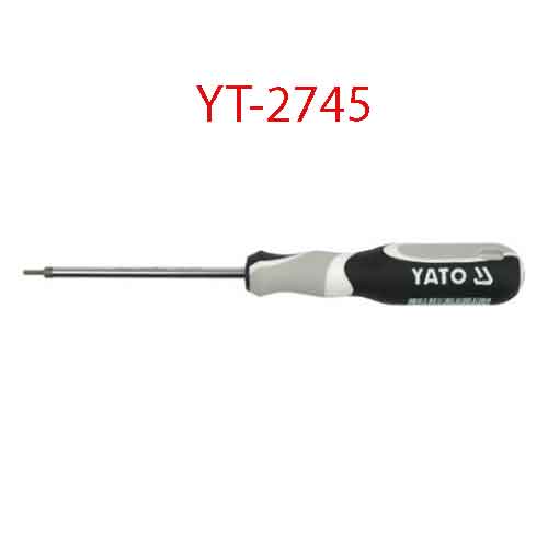Tô vít đầu hoa mai nam châm cán gõ đinh YATO YT-2745