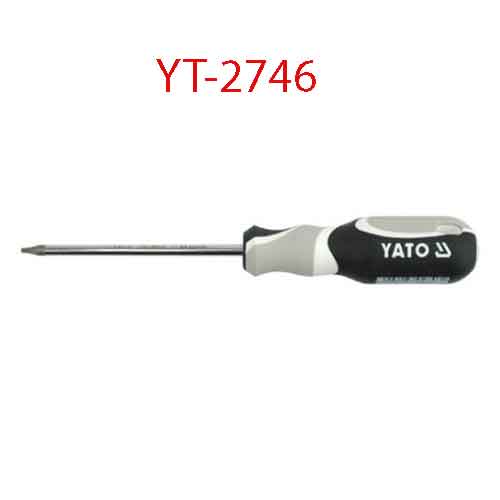 Tô vít đầu hoa mai nam châm cán gõ đinh YATO YT-2746