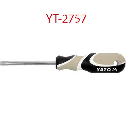 Tô vít đầu hoa mai nam châm cán gõ đinh YATO YT-2757