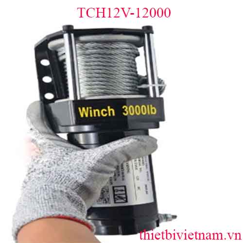 Tời cứu hộ 12V 12000lbs - 5443kg model TCH12V-1200