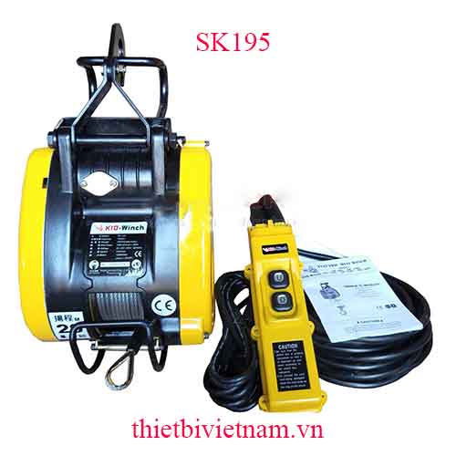 Tời điện Kio SK195-30m 220V( 195KG)