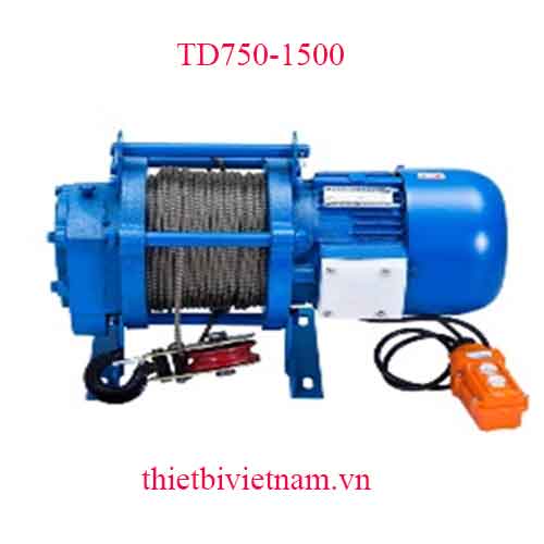 Tời Kéo Mặt Đất model TD750-1500 (750-1500 KG)
